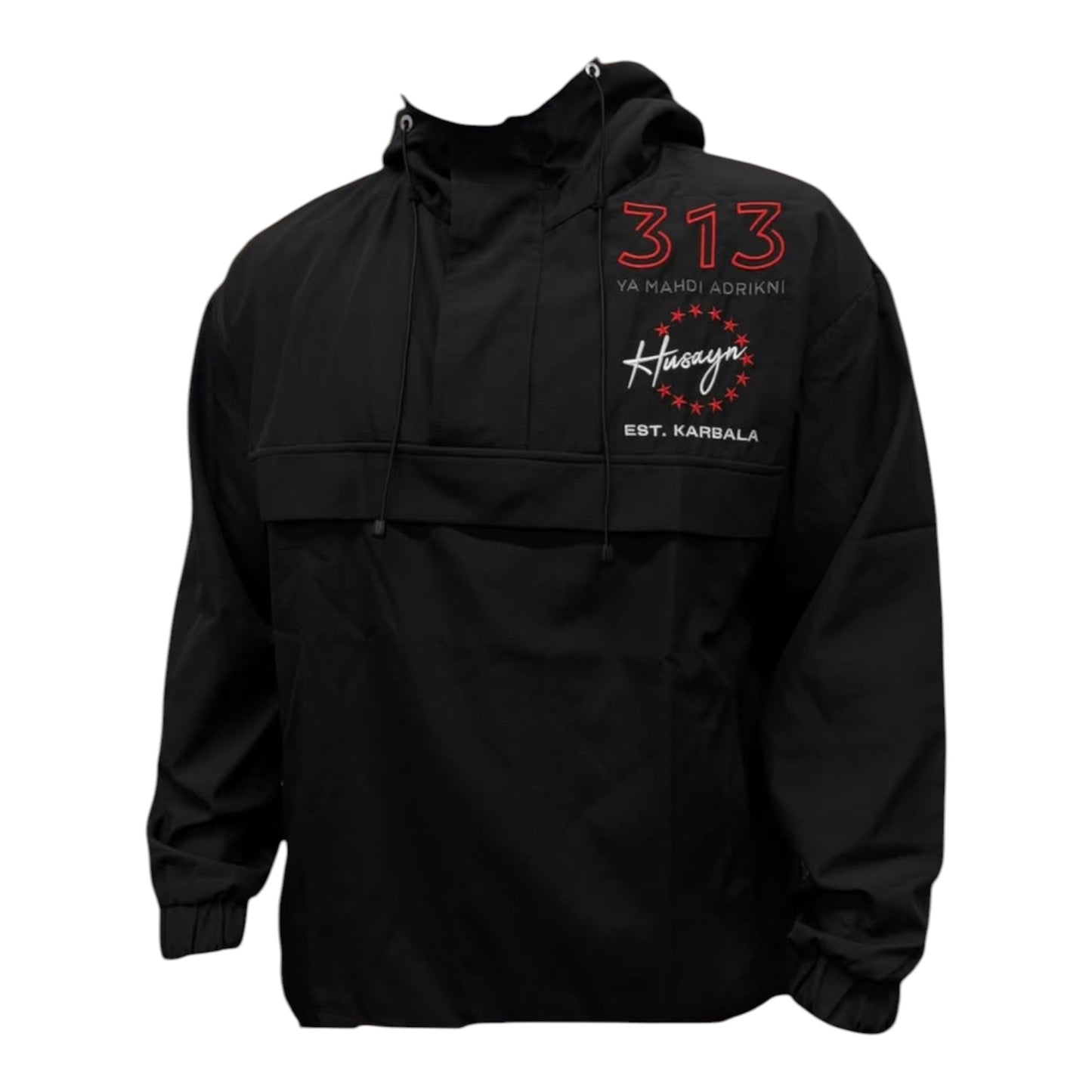 313 Husayn Windbreaker – Embroidered Front | Plain Back (Adult)